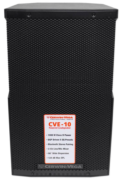 BAFLE AMPLIFICADO CERWIN VEGA CVE-10