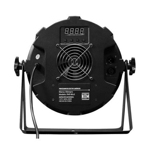 KIT DE 8PZAS PAR80X3W INTER RGB
