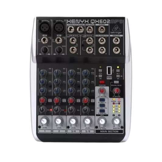 Mezcladora Behringer XENYX QX602MP3